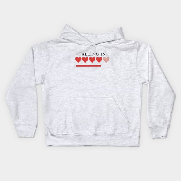 Falling in Love Kids Hoodie by LifeTime Design